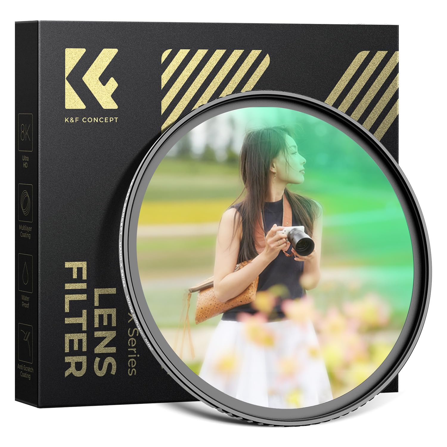 KF Concept 82mm ホワイトソフトフィルター ソフトフィルター ソフト効果 コントラスト調整用 ソフト描写用フィルター 28層ナノコーティング 防カビ 撥水撥油 擦り傷防止 薄型 望遠撮影に対応 （Nano-Xcel） Amazon | K&F CONCEPT 82mm ホワイトソフトフィルター ソフト